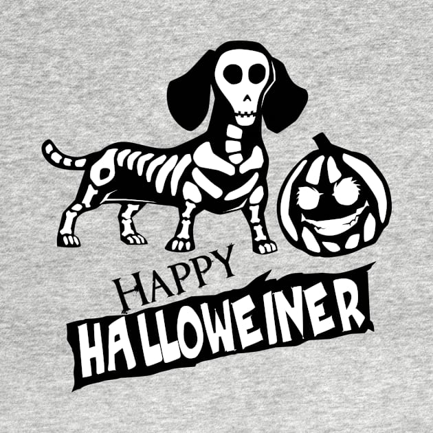 Happpy Halloweiner  Weiner Dog by ScottsRed
